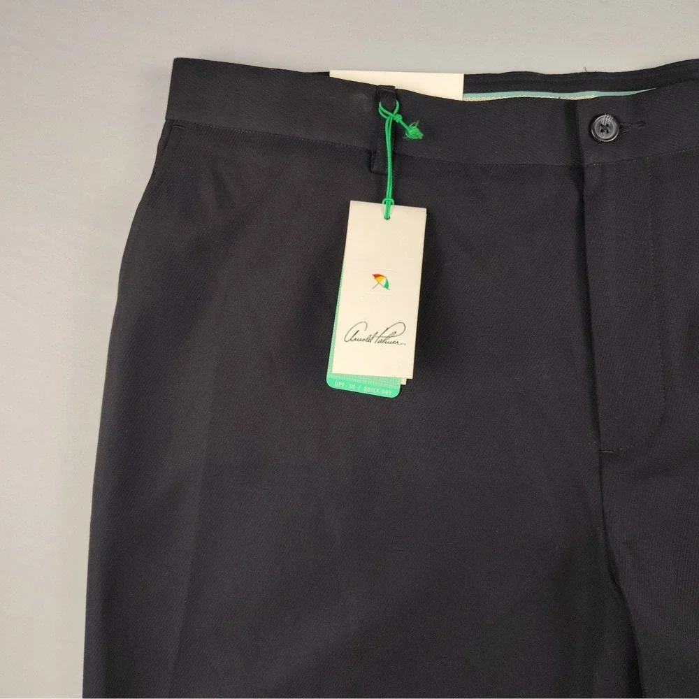 Arnold Palmer Golf Shorts 42 Black UPF 50 Quick Dry Performance NWT Travel